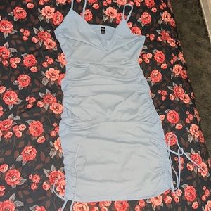 Baby blue dress